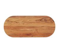 Générique Dessus de Table 140x60x2,5 cm Ovale Bois Massif d'acacia,Meubles,Accessoires pour Tables,Plateaux de Table,Brun,16.99 KG,370091
