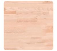 Générique Dessus de Table 40x40x4 cm Carré Bois Massif de Hêtre | Plateau remplacement,table basse,création personnalisée,pieds assortis,entretien chiffon humide,grain naturel