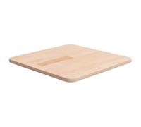 Générique Dessus de Table carré en Bois chêne Massif Non traité 40x40x1,5 cm, Plateau Bois Massif pour Table Basse, Bar, Console, étagère ou Plan de Travail, Surface Naturelle à Peindre