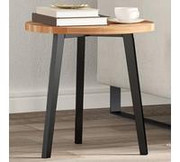 Générique Dessus de Table Rond en Bois Massif d'acacia Ø40x2 cm, Plateau de Table Robuste et Stable pour à Manger, bistrot ou Basse, Facile à Nettoyer