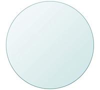Générique Dessus de Table Rond en Verre trempé 30 cm, Plateau de Table Ronde 300 mm pour à Manger, Basse ou de Jardin, Design Simple et Clair, Facile à Nettoyer avec Un Chiffon Humide