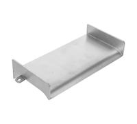 Générique Déversoir de Cascade pour Terrasse en Acier Inoxydable Argenté | Flux D’eau Fluide, Usage Jardin et Piscine, Style Moderne, Résistant aux Intempéries, 7,86x3,93x1,69