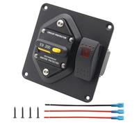 Générique Disjoncteur réinitialisable 50A-300A, Bouton de réinitialisation Manuelle à récupération Automatique pour Voiture et Camion, réinitialisable