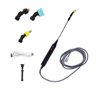 Générique Distributeur d ' Eau électrique avec 6 Variations de Pointes et Tube Extensible de 60 cm pour l ' Entretien des Herbes, pulvérisateur Automatique de Brouillard
