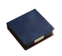 Générique Distributeur de notes mémo en cuir luxueux pour étui de bureau, cartes de visite, de notes autocollantes, organisateur pour étudiant journaliste, de bloc-notes en cuir, distributeur