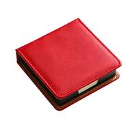 Générique Distributeur de notes mémo en cuir luxueux pour étui de bureau, cartes de visite, de notes autocollantes, organisateur pour étudiant journaliste, de bloc-notes en cuir, distributeur