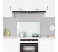Générique Dosseret de Cuisine Blanc 80x50 cm Verre trempé,Maison & Jardin, Arts de la Table & Arts culinaires, Ustensiles & Accessoires de Cuisine, Blanc (Poids 6.75KG)