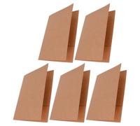 Générique Dossiers de Fichiers Multi-fonction Lot de 5 en Papier Kraft Marron Présent et Facile à Transporter Rentrée pour Écoles et Restaurants