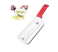 Générique Double Lame Julien Cutter - Multi - Fonction en Acier Inoxydable broyeur et trancheuse pour légumes, Chou, etc(Rouge)