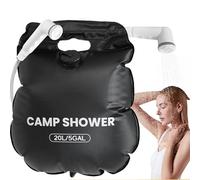 Générique Douche Portable | 20L Accessoires de Bain avec Tuyau,Sac De Douche À Chauffage Solaire | pour La Plage, La Natation, Les Sports, Les Road Trips, Le Camping, La Randonnée Et Le Trekking