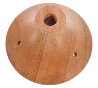 Générique Douille de Lampe en Bois D'hévéa Forme Corne Marron, Installation Facile, Combinaison Flexible pour Appliques Murales et DIY Style Vintage