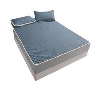 Générique Drap de lit d'été, Tapis de lit pour Chambre à Coucher d'été - 70,87x78,74 Pouces Tapis de Sensation de fraîcheur,Style Simple Double Couche, idéal pour Le Confort du Sommeil.