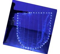 Générique Drapeau de louange et d ' Adoration à lumière LED avec poteaux réglables Aile angélique Semi-Circulaire pour Les Spectacles de Pratique de Danse d ' église Drapeau de Spectacles d ' église
