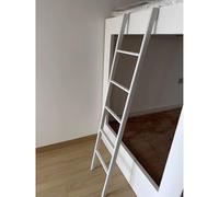 Générique Échelle de lit superposé de 59, 61, 63, 65 et 67 Pouces de Hauteur Uniquement, échelle métallique pour lit Simple à Suspendre avec Crochets réglables, pour la Maison, Les dortoirs