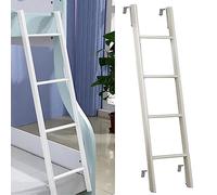 Générique Échelle de Remplacement pour lit superposé, échelle Droite Robuste de Style Industriel pour Mezzanine, échelle d'accès en Fer pour Camping-Car avec Crochets, pour dortoir, cabane,