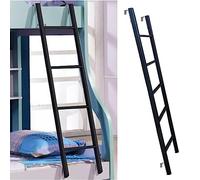Générique Échelle de Remplacement pour lit superposé, échelle Droite Robuste de Style Industriel pour Mezzanine, échelle d'accès en Fer pour Camping-Car avec Crochets, pour dortoir, cabane,