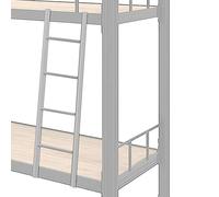 Générique Échelle pour lit superposé/Mezzanine avec Crochets, échelle de Style Industriel pour Camping-Car, Hauteur 1, 1,2, 1,4 ou 1,4 m, échelle d'accès légère pour dortoir ou Camping-Car (