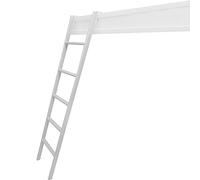 Générique Échelle pour lit superposé Uniquement, Blanc, Noir, Argent, échelle pour Camping-Car, Caravane, dortoir d'adolescents, lit Simple, échelle de Mezzanine Verticale Facile à Installer