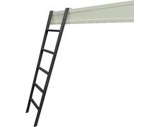 Générique Échelle pour lit superposé Uniquement, Blanc, Noir, Argent, échelle pour Camping-Car, Caravane, dortoir d'adolescents, lit Simple, échelle de Mezzanine Verticale Facile à Installer