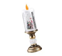 Générique Effet de Chutes de Neige réaliste Décoration de Noël Lampe à Bougie à Projection rotative de Vacances Décoration de Festival intérieur Boule de LED de Vacances