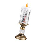 Générique Effet de Chutes de Neige réaliste Décoration de Noël Lampe à Bougie à Projection rotative de Vacances Décoration de Festival intérieur Boule de LED de Vacances
