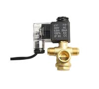 Générique Électrovanne et clapet de contrôle, 2 pièces, silencieux, sans huile, Machine, mise hors tension, d'échappement for pompe à Air, compresseur, outils pneumatiques(A)