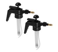 Générique Embouts de Pulvérisation en Plastique Noir 2pcs pour Flacons, Faciles à Utiliser, Légers et Ergonomiques, pour L'arrosage au Jardin Plusieurs Styles