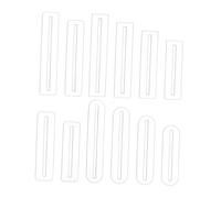 Générique Ensemble de 12 Gabarits de Superposition de Fermetures éclair, Gabarit de Fabrication de Fermetures éclair pour Les Créateurs