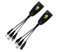 Générique Ensemble de balun vidéo 5MP, câble de caméra Compatible, DE309 | Paire d ' émetteur-récepteur pour le câblage de sécurité de l ' entrepôt de magasin