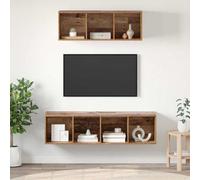 Générique Ensemble Meuble TV 2 pc Bois Ancien Bois d'ingénierie,3393354