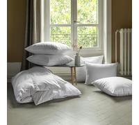 Générique Ensemble Pack 3 Pieces 1 Couette Blanche 220 x 240 cm Double Face + 2 oreillers 50 x 70 cm 250 grs/m2 Fabrication française