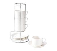 Générique Ensemble tasse et plat en céramique verte, 8OZ, Substance non mortelle, seize cents boissons chaudes et froides, idéal pour un usage quotidien, verres flexibles