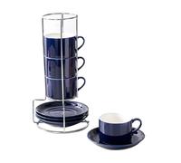 Générique Ensemble tasse et plat en céramique verte, 8OZ, Substance non mortelle, seize cents boissons chaudes et froides, idéal pour un usage quotidien, verres flexibles
