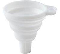 générique Entonnoir Pliant en Silicone Gadget de Cuisine Entonnoir Liquide ménager rétractable pour remplir la Bouteille (Blanc) Professionnel pragmatique
