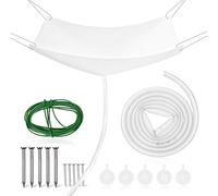 Générique Entonnoir pour Protection des Fuites Plafond Système de Drainage Récupérateur de Pluie en Plastique Robuste et Kit de Bâche de Dérivation