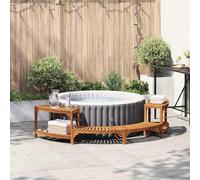 Générique Entourage de Bain à remous Marron 252 x 112 x 55.5 cm,Maison & Jardin, Piscine & Spa, Accessoires pour piscines & spas, Marron (Poids 22KG)