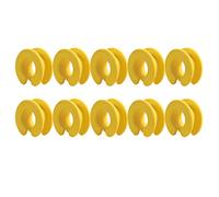 Générique Entretoise de Cintre Colorée 10 Pièces Crochet d ' Anneau de Fixation de Cintre Anti-Décrochage en Silicone Crochets Antidérapants pour Cintres Durables Domestiques