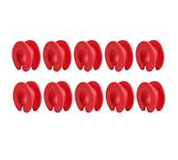 Générique Entretoise de Cintre Colorée 10 Pièces Crochet d ' Anneau de Fixation de Cintre Anti-Décrochage en Silicone Crochets Antidérapants pour Cintres Durables Domestiques