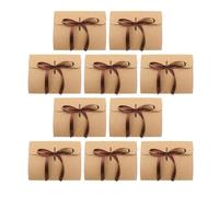Générique Enveloppes D'invitation Vintage Design Rétro en Papier Kraft Lot de 10 pour Envoyer Lettres et Invitations de Fête