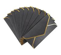 Générique Enveloppes Noires Design Délicat Compactes et Multifonctions Lot de 10 en Papier Irisé pour Invitations de Mariage et Événements Spéciaux