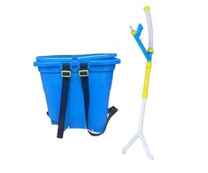 Générique Épandeur D'engrais Manuel de 25 litres, Pulvérisateur Multifonction Professionnel pour Légumes et Arbres Fruitiers, Double Port