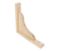 Générique Équerre Étagère Murale Triangulaire en Bois Naturel, Support D'étagère Murale Multifonctionnel Cuisine et Salon, Style Moderne et Minimaliste, Matériel de Montage