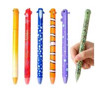 Générique Erasable Pens - 6 Pieces Marine Animal Shape Multiple Colors