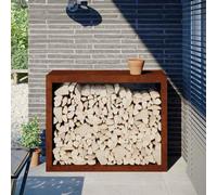 Générique Étagère à Bois 100x40x80 cm Acier résistant aux intempéries,Accessoires pour cheminées & poêles à Bois,Sacs & paniers à bûches,850981