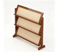 Générique Étagère à Chaussures 3 Niveaux en rotin synthétique - Rangement Polyvalent pour Chaussures, Magazines, entrée, Placard, Bureau(100X22.5X91.5cm)