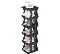 Générique Étagère À Chaussures Verticale Étroite À Plusieurs Niveaux en PP | Assemblage Réglable, Structure Stable Et Résistante À La Lumière, Parfait Pour Le Rangement Dans Les Petits Appartements