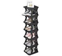 Générique Étagère À Chaussures Verticale Étroite À Plusieurs Niveaux en PP | Assemblage Réglable, Structure Stable Et Résistante À La Lumière, Parfait Pour Le Rangement Dans Les Petits Appartements