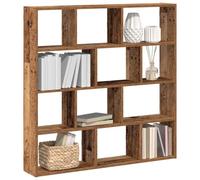 Générique Étagère Cube Murale 12 Compartiments Vieux Bois Bois ingénierie,Meubles,Étagères,Étagères murales & corniches,Brun,19 KG,860011