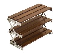 Générique Étagère De Bureau Support, Plateau, Casier, 3 Niveaux | Petit Casier De Bureau Rehausse pour écran et portable, gain de place et organisateur pour bureau et maison