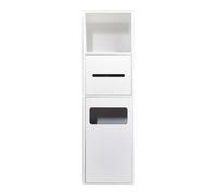 Générique Étagère de Douche en Acier Inoxydable 304 - Organisateur encastré étanche, Porte-Papier Toilette et Porte-Serviettes Noirs, 20 x 70 x 13,5 cm pour Salle de Bain.